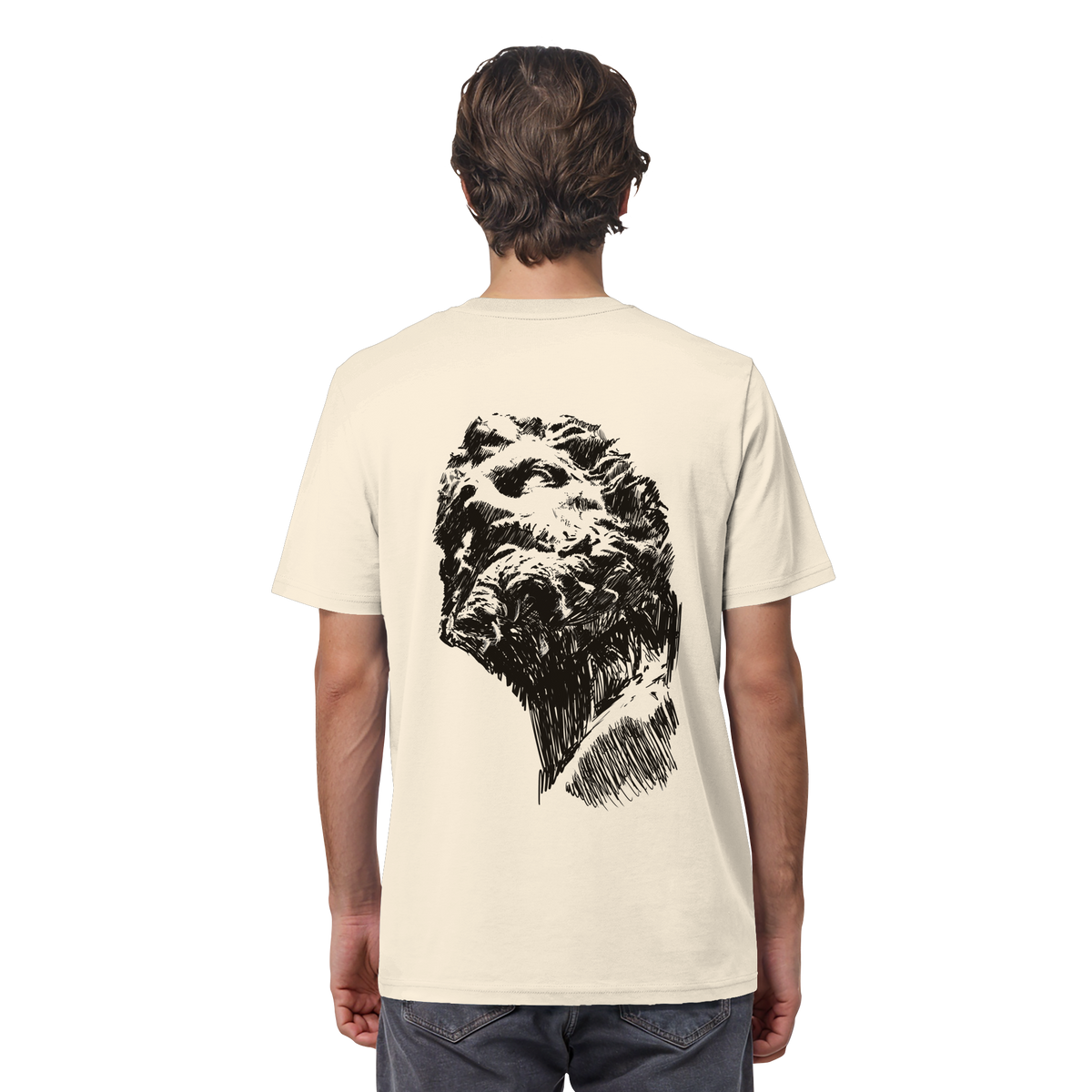 Olympos Statue Organic T-Shirt (ST)