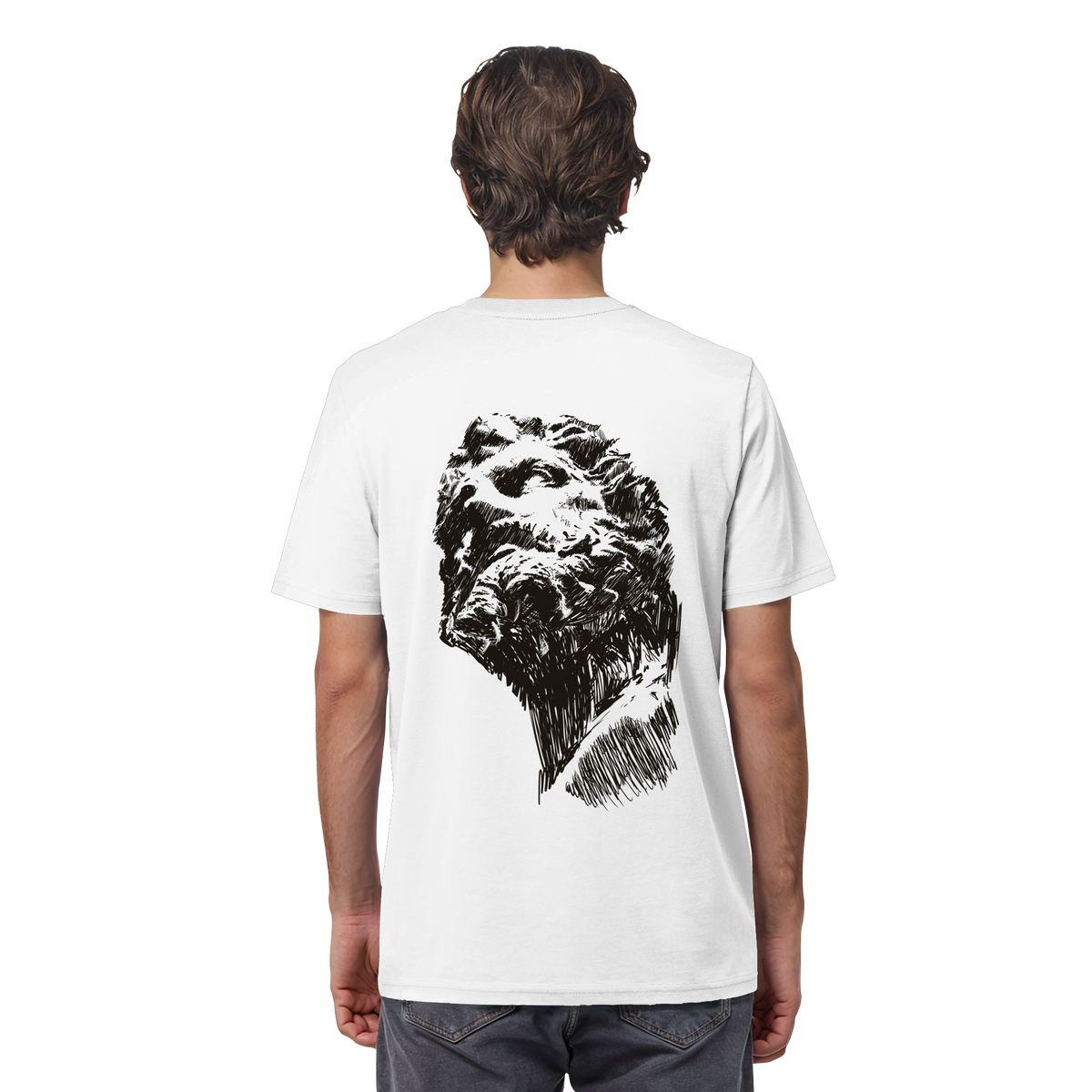 Olympos Statue Organic T-Shirt (ST)