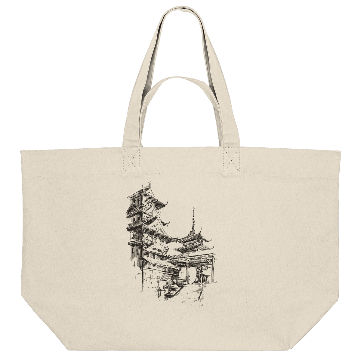 Nippon II Organic Shopping-Bag, original design by Moe Essentials
