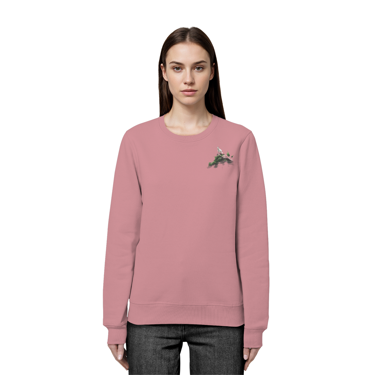 G.O.A.T Mountain Goat Organic Unisex Sweatshirt (AN)