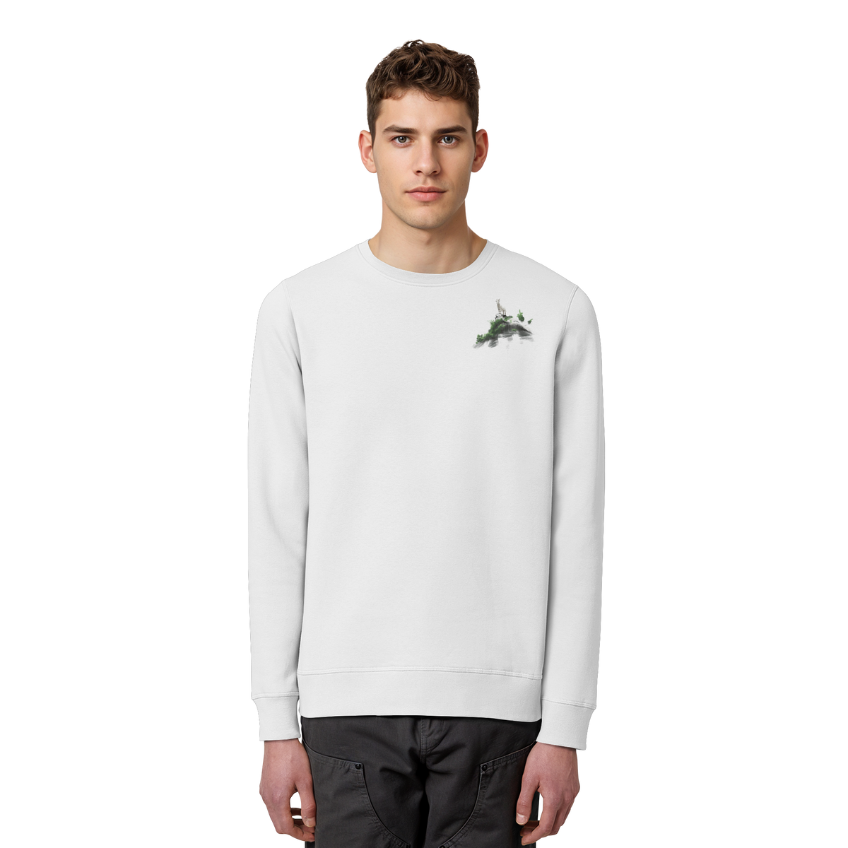G.O.A.T Mountain Goat Organic Unisex Sweatshirt (AN)