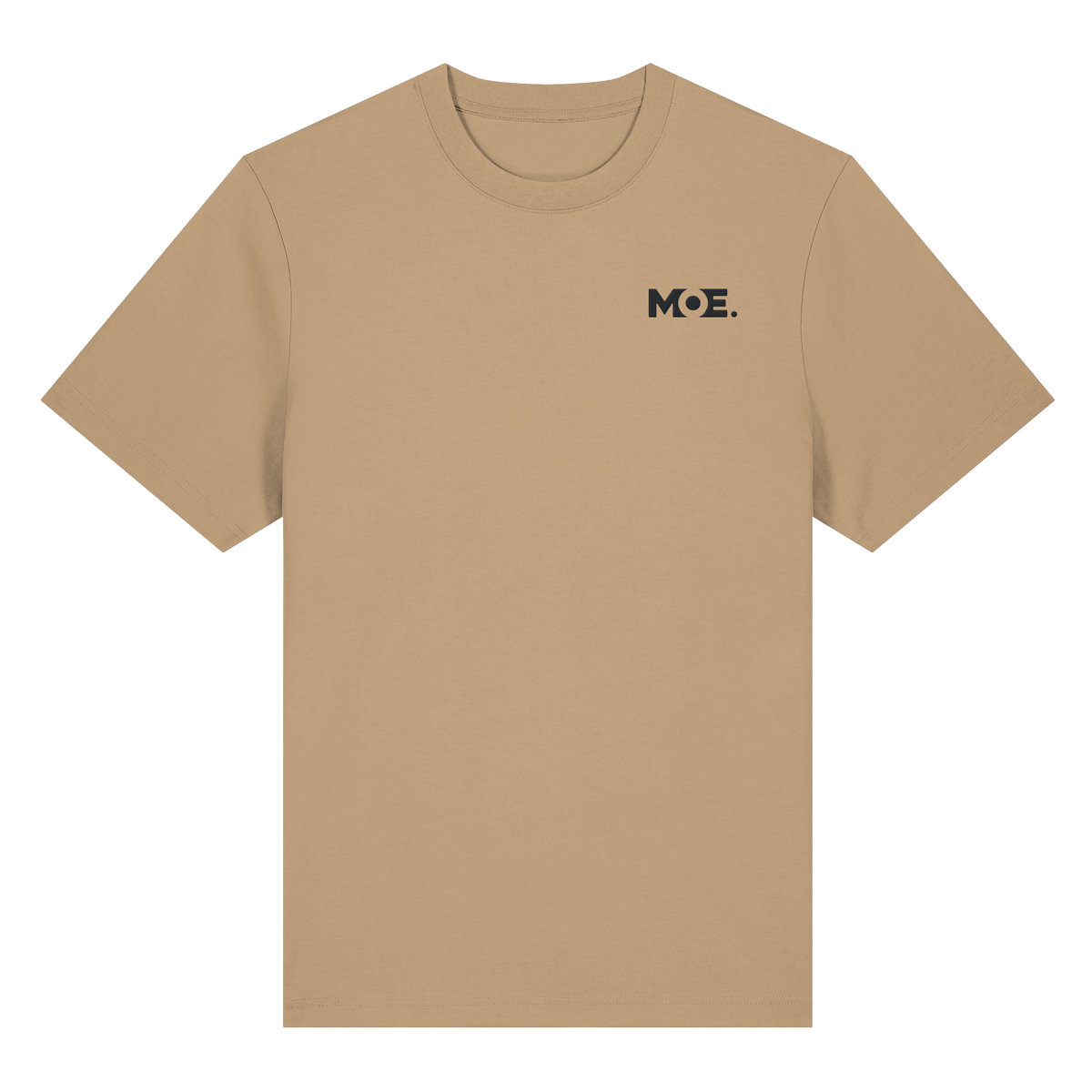 Olympos Statue Organic Heavy T-Shirt Latte, front