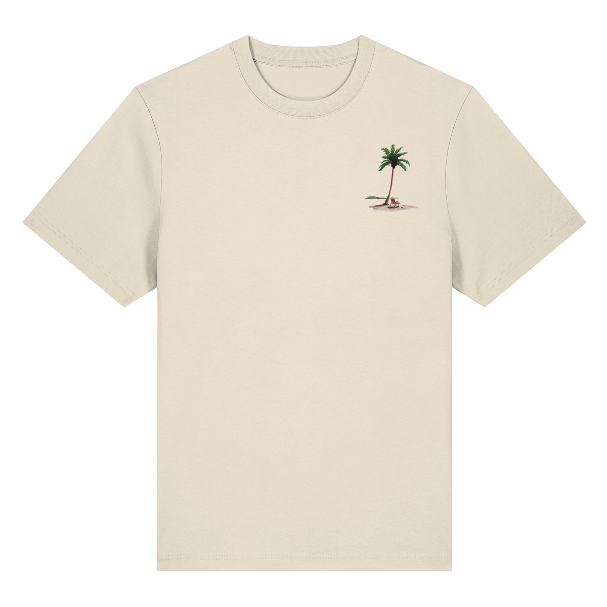 Beach Day Nostalgia Organic Heavy T-Shirt (NR II)