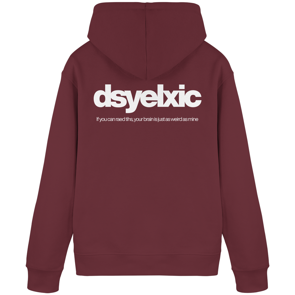 REWIRED Letters Out Of Place Organic Basic Hoodie (REWRD D03)
