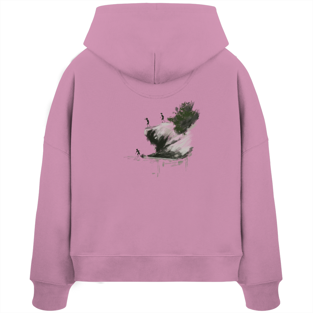 CH. // Childhood I  - Womens Organic Boxcut Hoodie