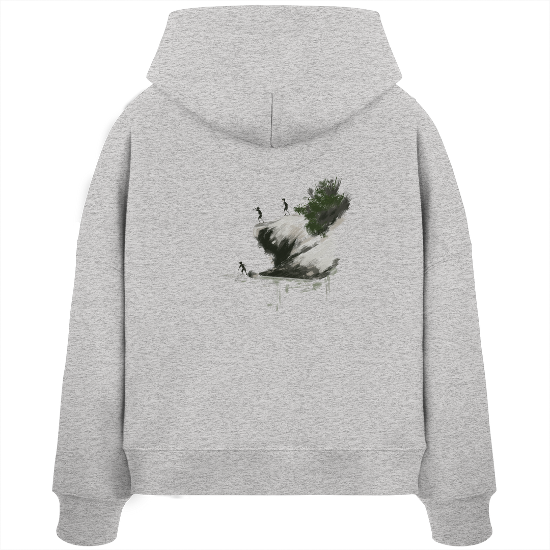 CH. // Childhood I  - Womens Organic Boxcut Hoodie
