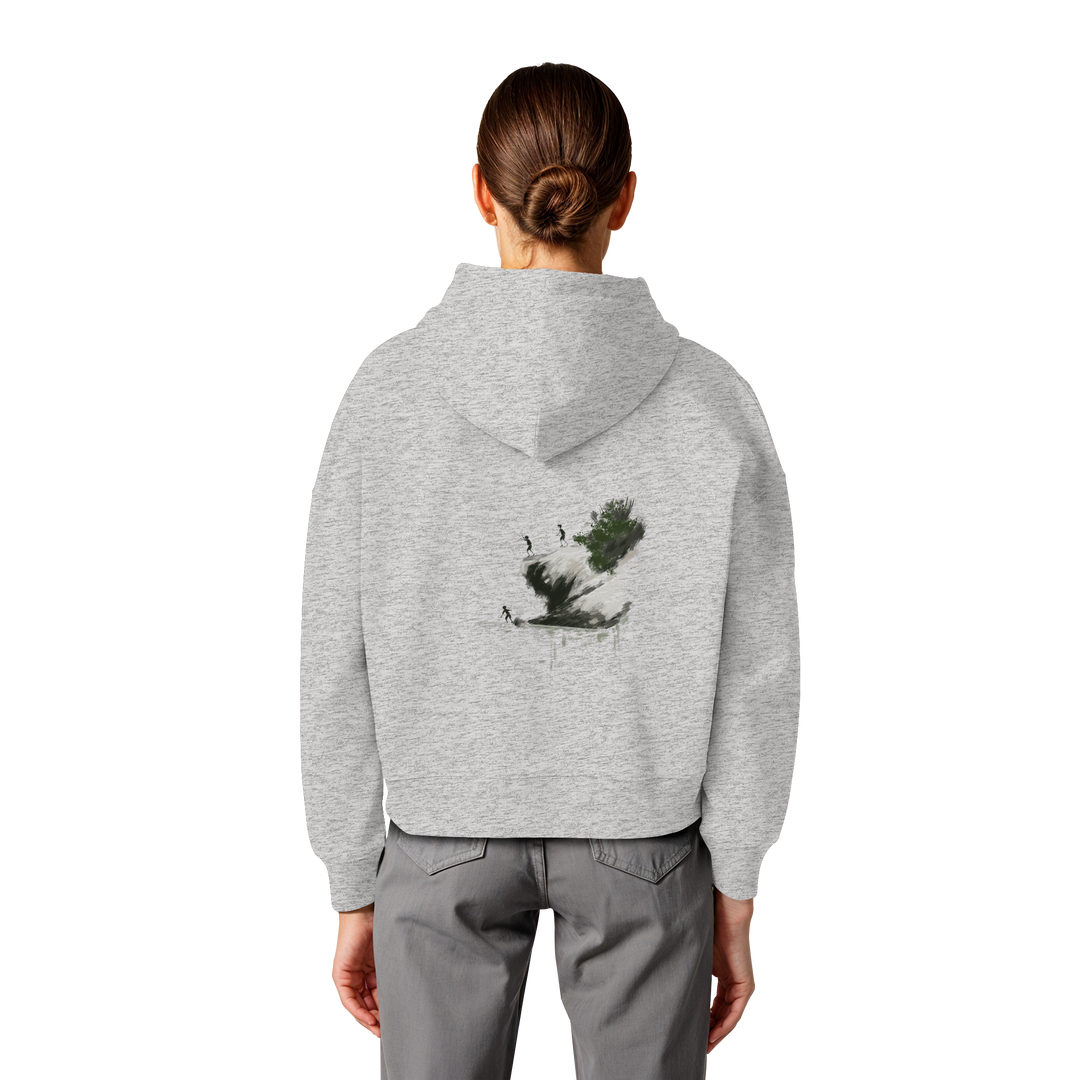 CH. // Childhood I  - Womens Organic Boxcut Hoodie