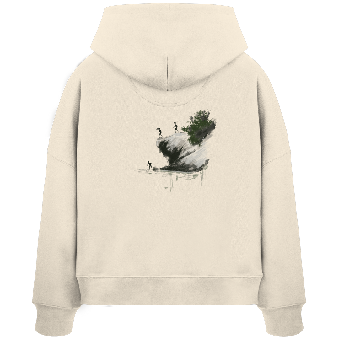 CH. // Childhood I  - Womens Organic Boxcut Hoodie