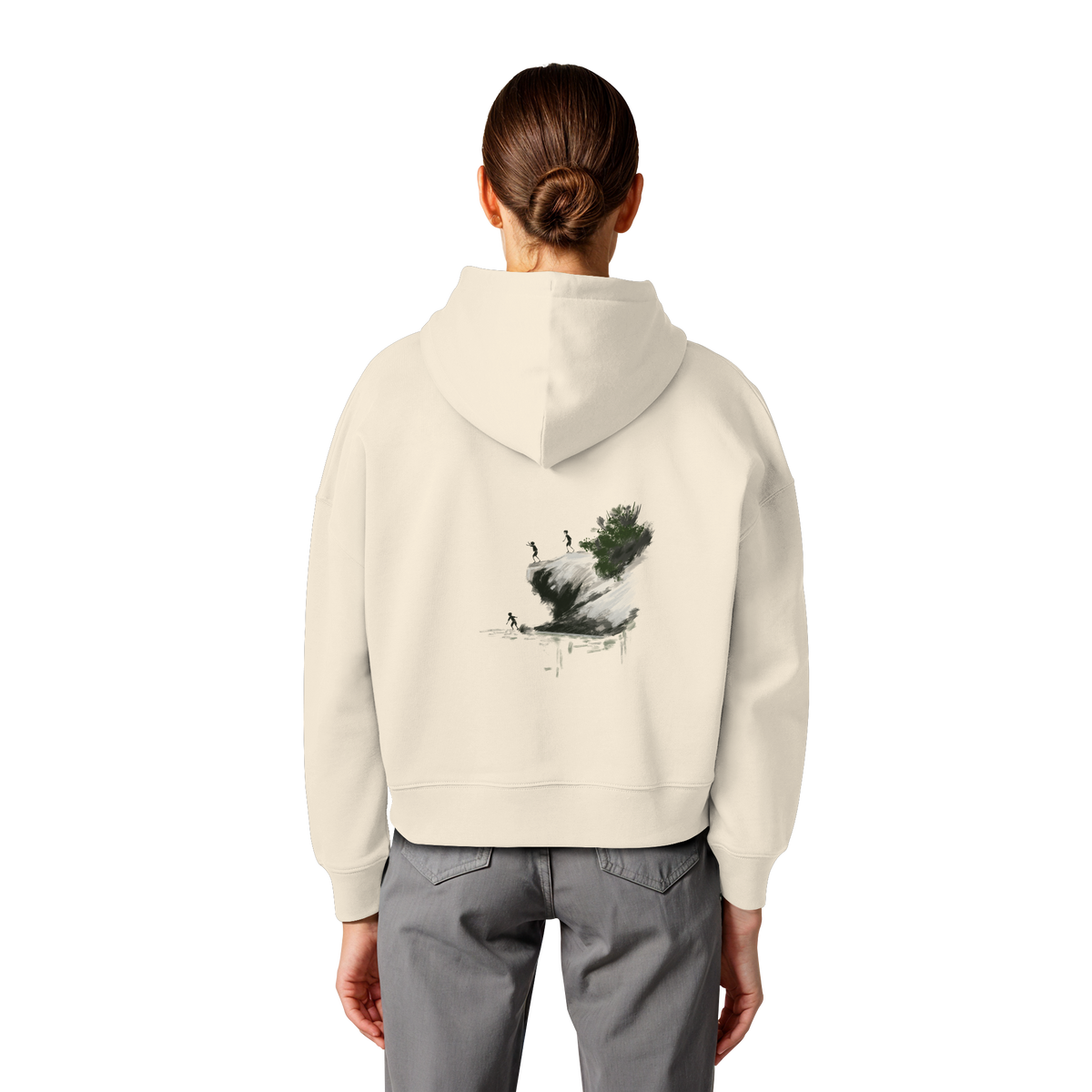 Childhood I Women's Organic Boxy Hoodie (CH)