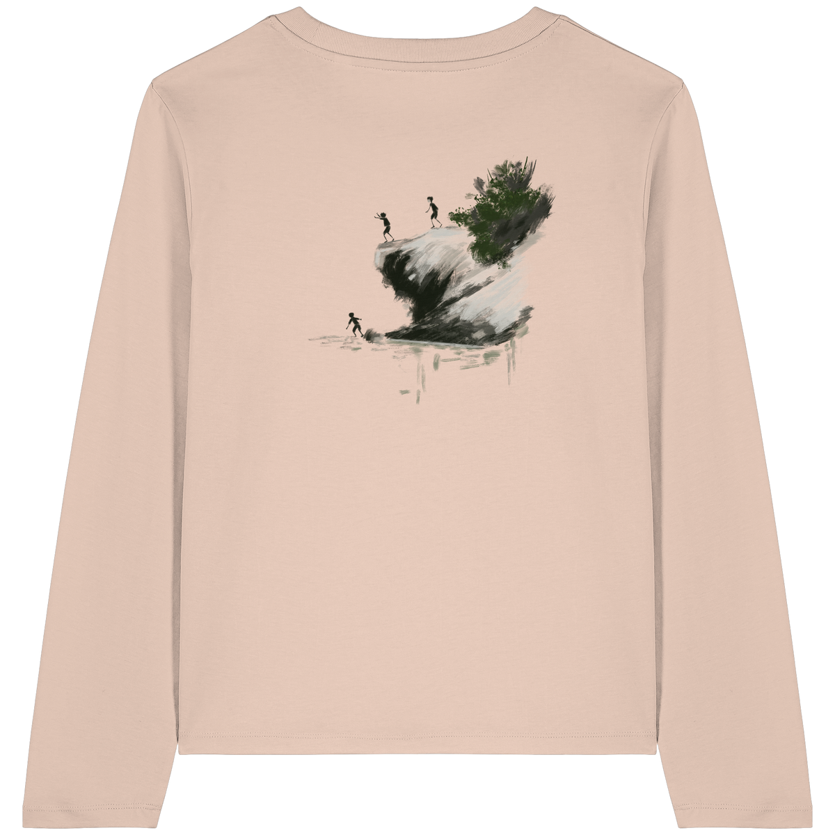 CH Childhood I Womens Organic Longsleeve T-Shirt, original design by Moe Essentials