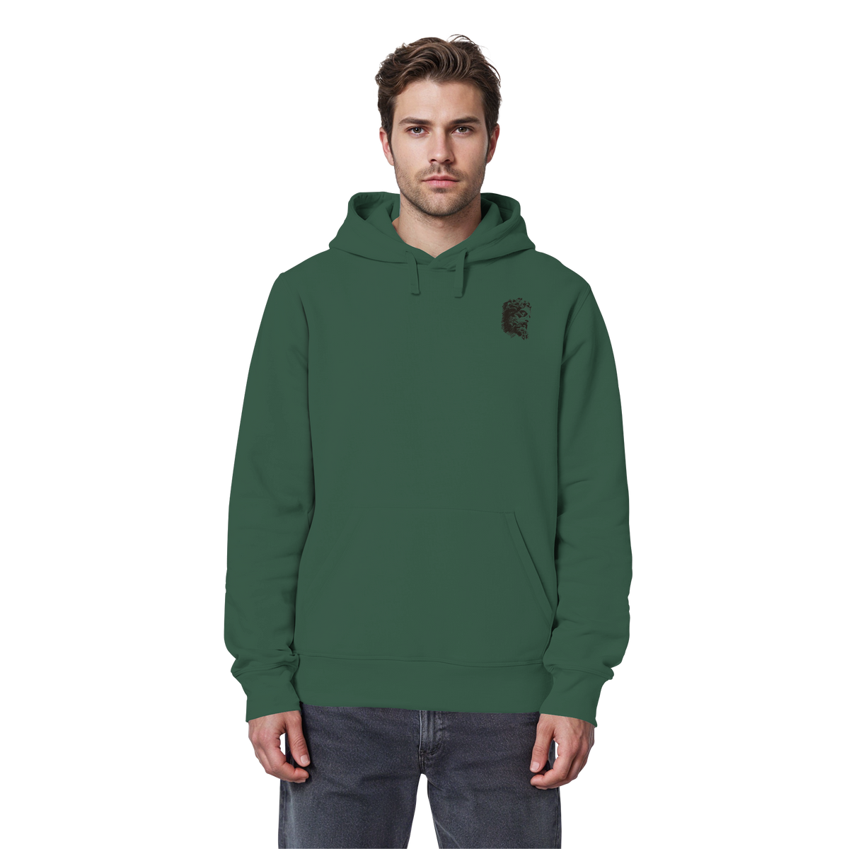Olympos Statue Organic Basic Hoodie (ST)