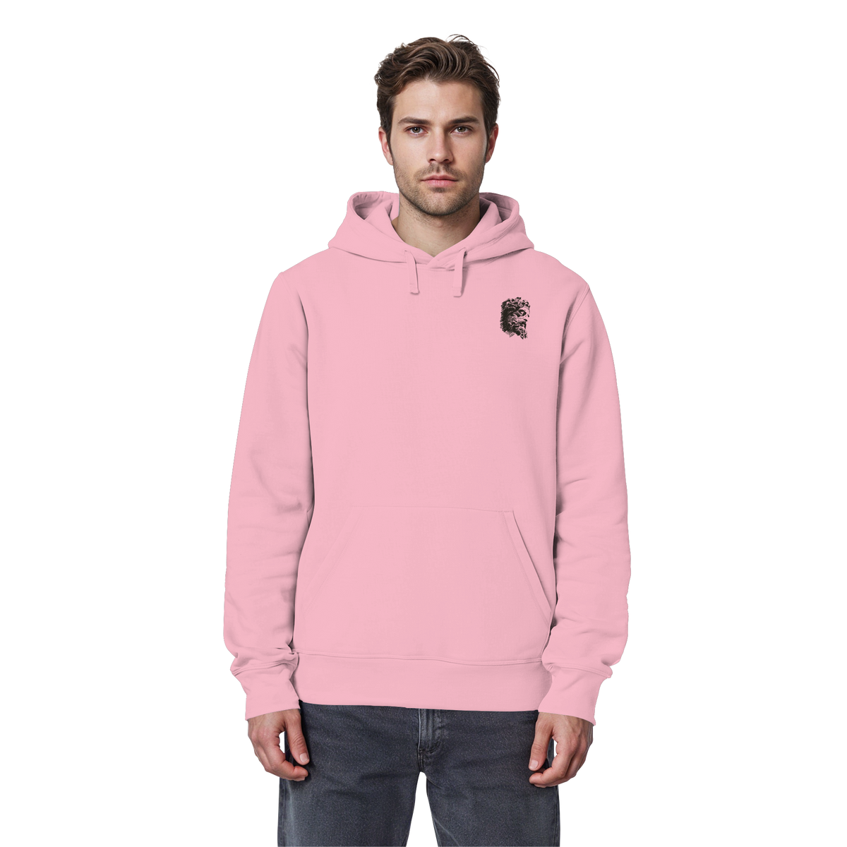 Olympos Statue Organic Basic Hoodie (ST)