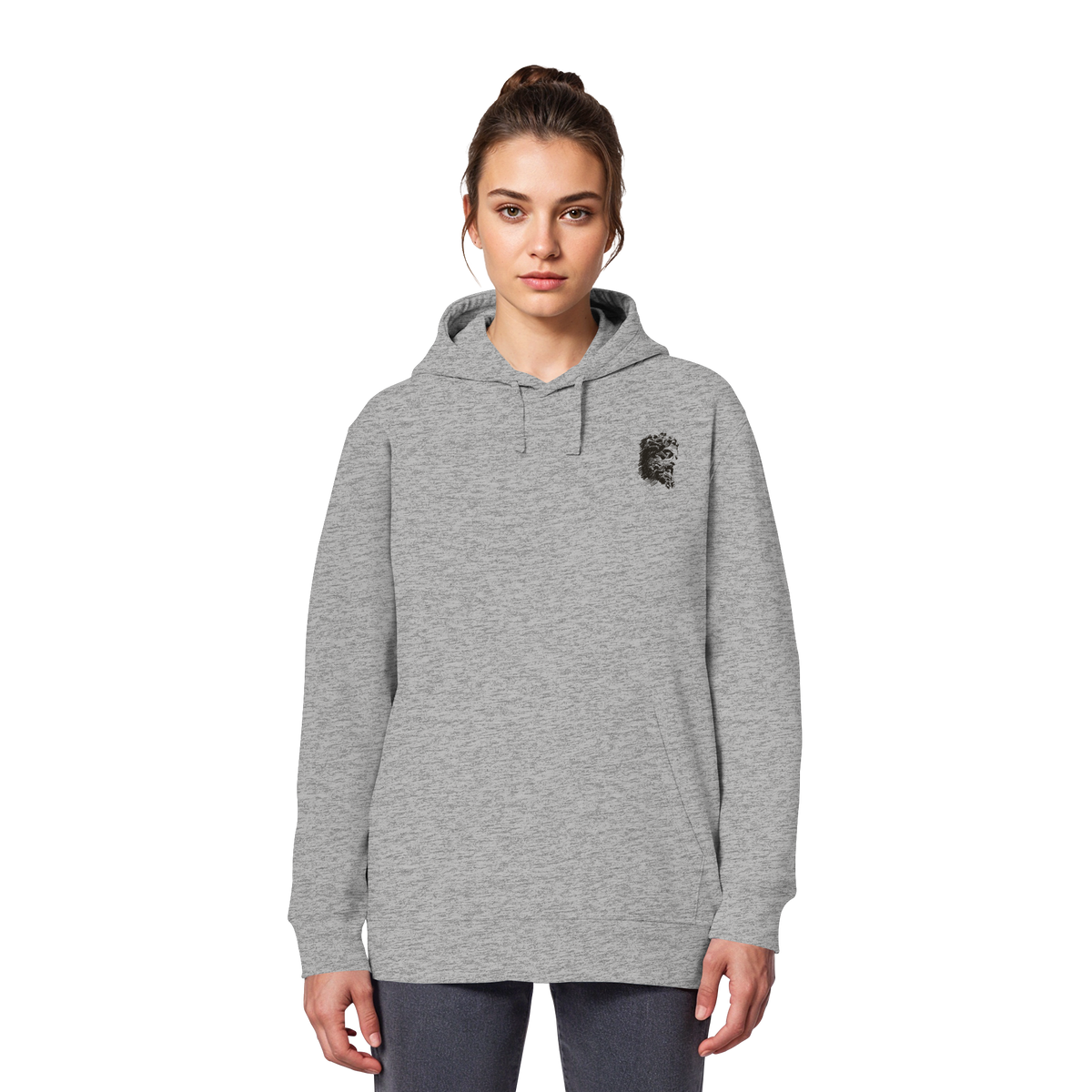 Olympos Statue Organic Basic Hoodie (ST)