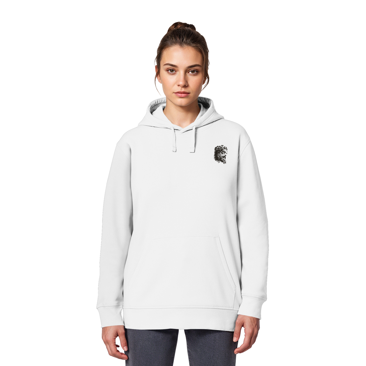 Olympos Statue Organic Basic Hoodie (ST)