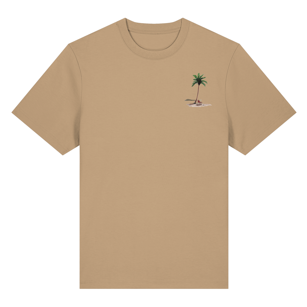Beach Day Nostalgia Organic Heavy T-Shirt (NR II)