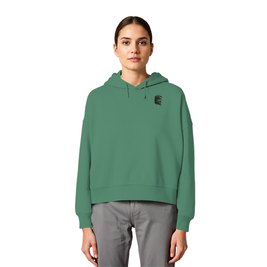 ST.// - Womens Organic Boxcut Hoodie