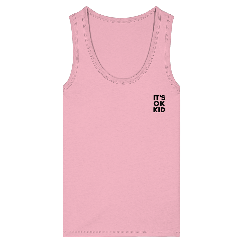KD.// IT'S OK KID - Womens Organic Fitted Tank Top